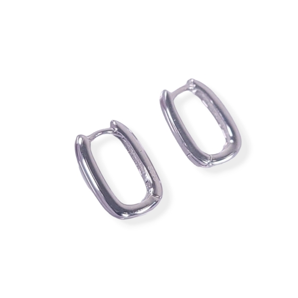 Vintage Style Commute Square Plating Sterling Silver 18k Gold Plated Earrings - Picture 3 of 5
